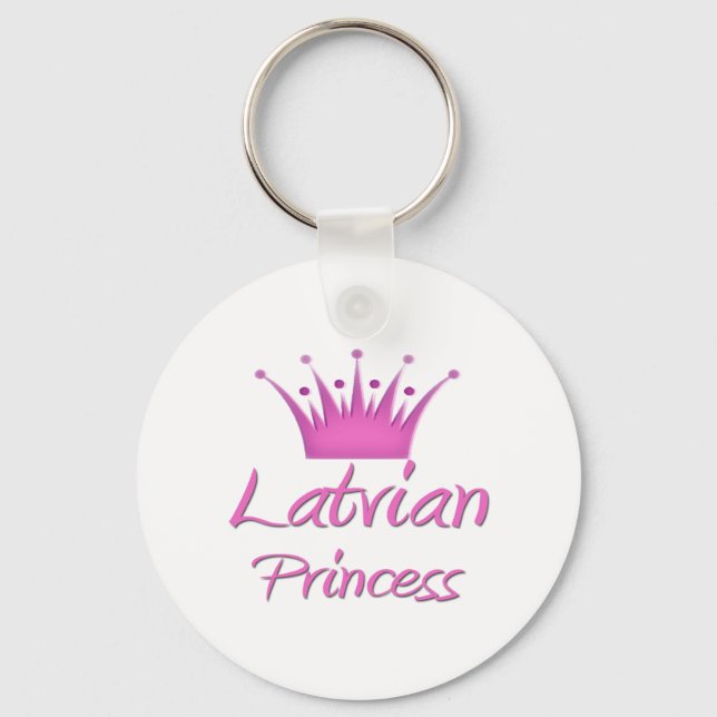 Latvian Princess Key Ring (Front)