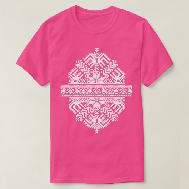 Latvian Traditional Symbols  T-Shirt (Design Front)
