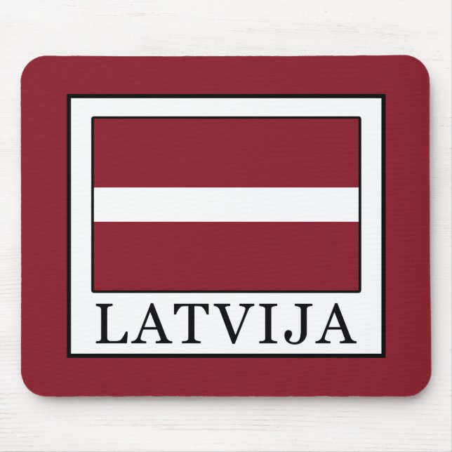 Latvija Mouse Pad (Front)