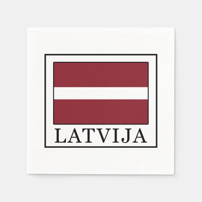 Latvija Napkin (Front)