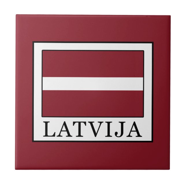 Latvija Tile (Front)