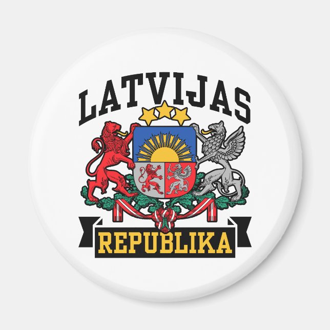Latvijas Republika Magnet (Front)