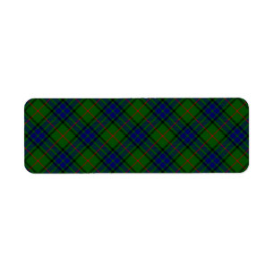 Lauder tartan blue green plaid