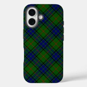 Lauder tartan blue green plaid iPhone 16 case
