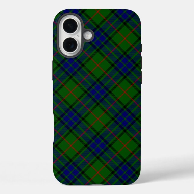 Lauder tartan blue green plaid Case-Mate iPhone case (Back)