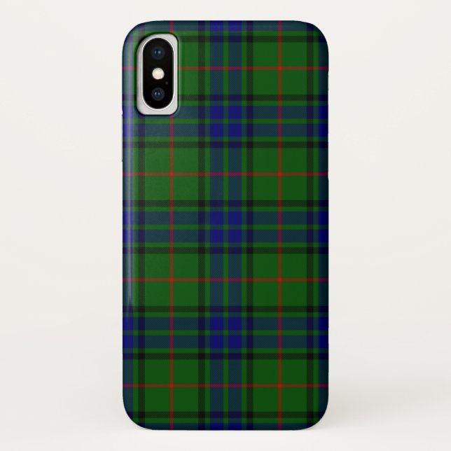 Lauder tartan blue green plaid Case-Mate iPhone case (Back)