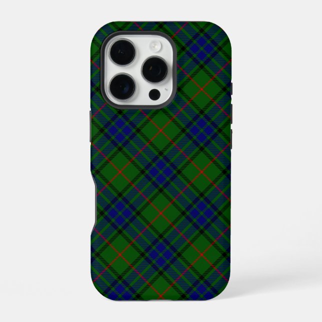 Lauder tartan blue green plaid iPhone case (Back)