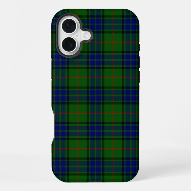Lauder tartan blue green plaid iPhone case (Back)