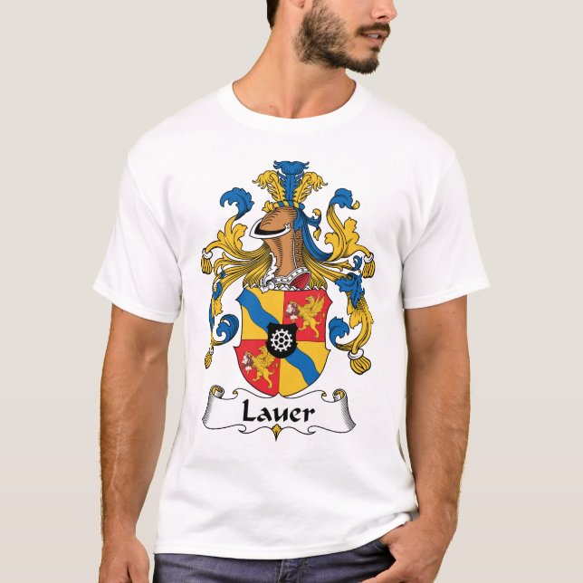 Lauer Family Crest T-Shirt (Front)