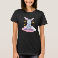 "Laufey Bunny on a Cloud with Stars - Cute Design"