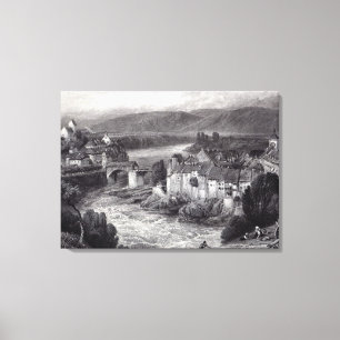 Lauffenberg, engraved by E.P. Brandard Canvas Print