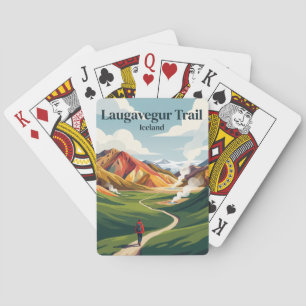 Laugavegur Trail Iceland Playing Cards