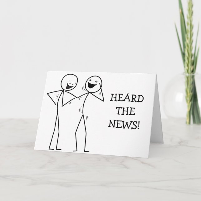 "LAUGH AT HEARING THE NEWS THAT YOU ARE **40** CARD (Front)