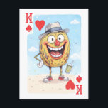 Laugh Deck Holiday Postcard<br><div class="desc">Deal out laughter with our quirky and creative play cards! Each card features a unique, funny character and a hilarious phrase designed to bring smiles and good vibes. Perfect for game nights, gifts, or collectors who love a dose of humour with every hand. Playful, bold, and full of personality—these cards...</div>