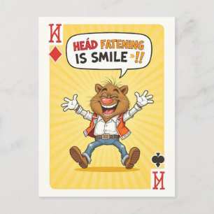 Laugh Deck Holiday Postcard