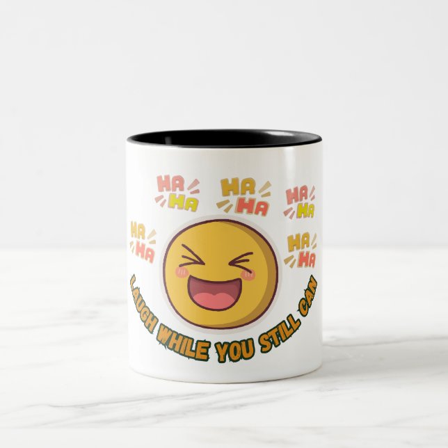 Laugh Emoji Coffe Mug (Center)