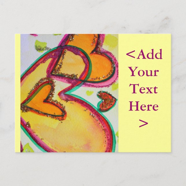 Laugh Hearts Connect Postcard (Front)