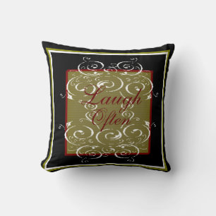 Laugh Often Cushion