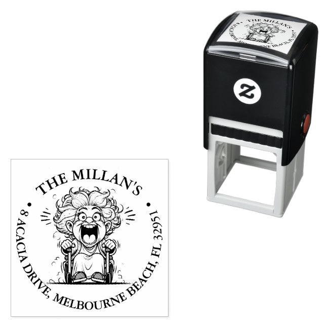  Laugh-out-loud grandma theme Self-inking Stamp (In Situ)