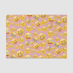 Laugh Out Loud (lol) Emoji Pattern Tissue Paper