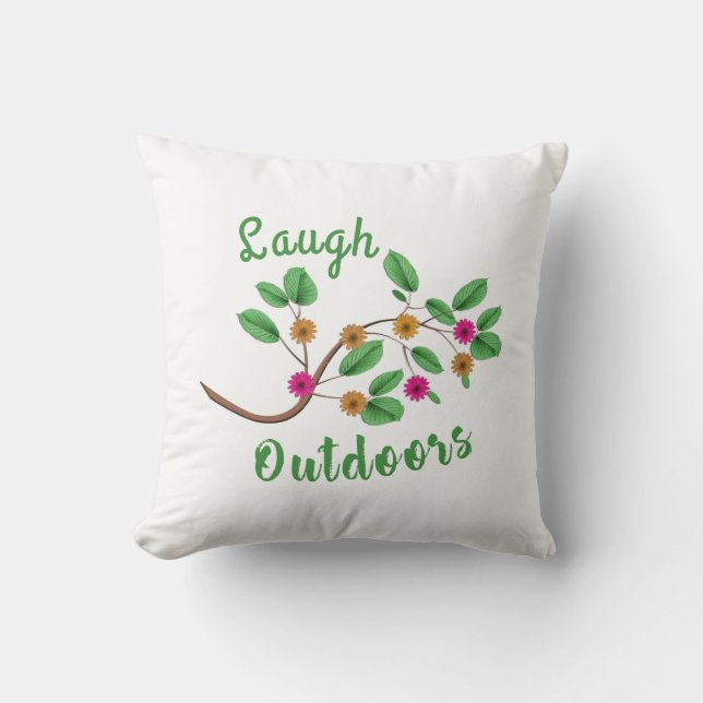 Laugh Outdoors Cushion (Front)