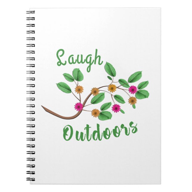 Laugh Outdoors Notebook (Front)