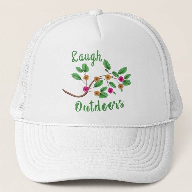Laugh Outdoors Trucker Hat (Front)