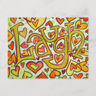 Laugh Post Card
