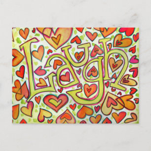 Laugh Postcard