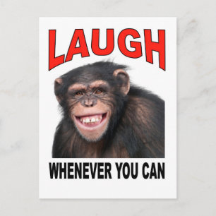 laugh postcard