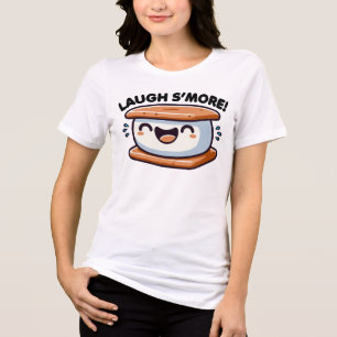 Laugh S'more Pun Tri-Blend Shirt
