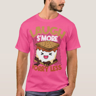 Laugh S'More Worry Less Camping Toddler Boy Campfi T-Shirt