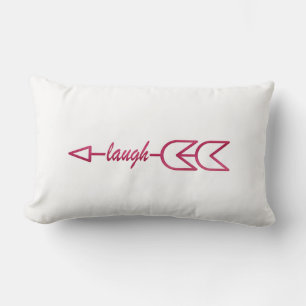 Laugh Throw Pillow