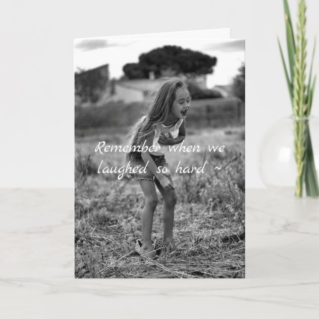 LAUGH TIL WE PEED BIRTHDAY CARD (Front)