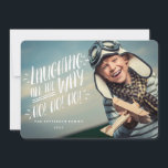 Laughing all the Way Joyful Photo Card<br><div class="desc">A modern design of fun typography that reads "Laughing all the way... ho! ho! ho!" and features a full size photo of your happy family. Space on the back for you to add your personal holiday message or more photos if you wish. A contemporary and funny greeting that celebrates the...</div>