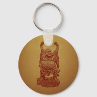 Laughing Buddha (dark red)