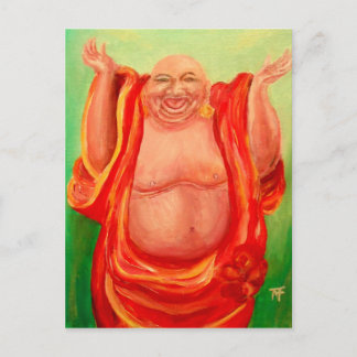 Laughing Buddha Postcard