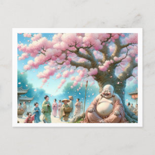 Laughing Buddha Postcard