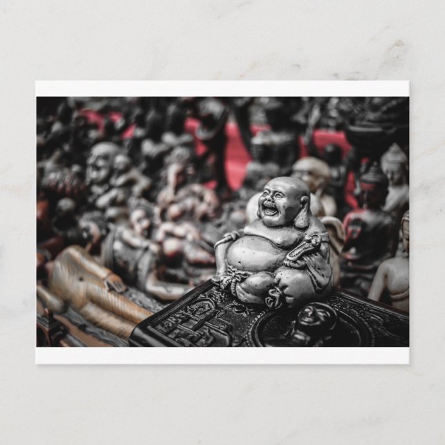 Laughing Buddha Postcard (Front)