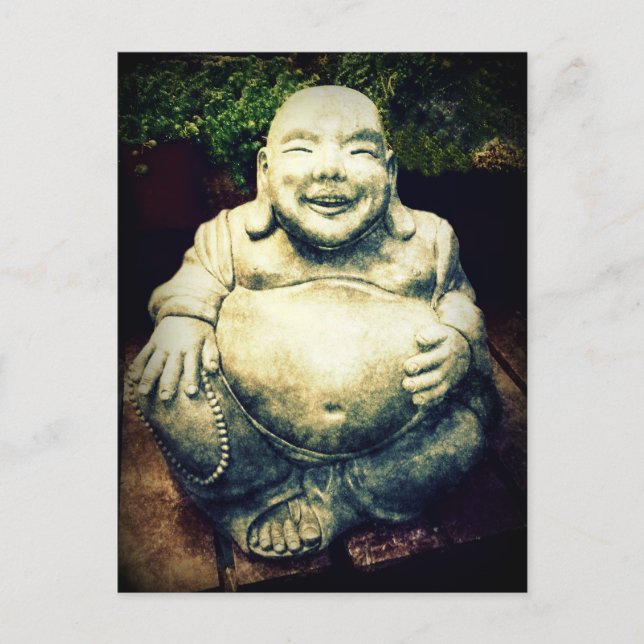 Laughing Buddha Postcard (Front)