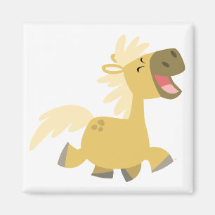 Laughing Cartoon Pony magnet
