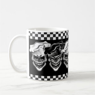Laughing Chef Skulls Coffee Mug