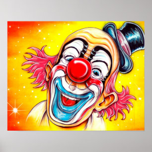 Laughing Clown Poster