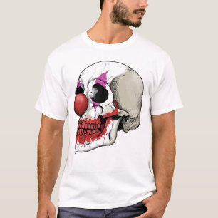 Laughing Clown Skull - Fate Until Death T-Shirt