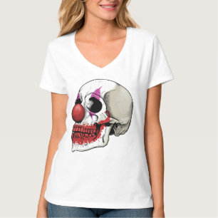 Laughing Clown Skull - Fate Until Death T-Shirt