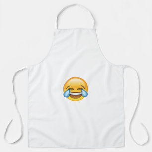Laughing Crying Tears of Joy emoji Apron