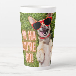 Laughing Dog 60th Birthday Latte Mug