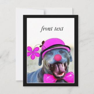 Laughing Dog Invitation