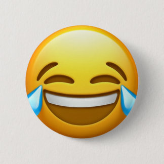 Laughing emoji pin