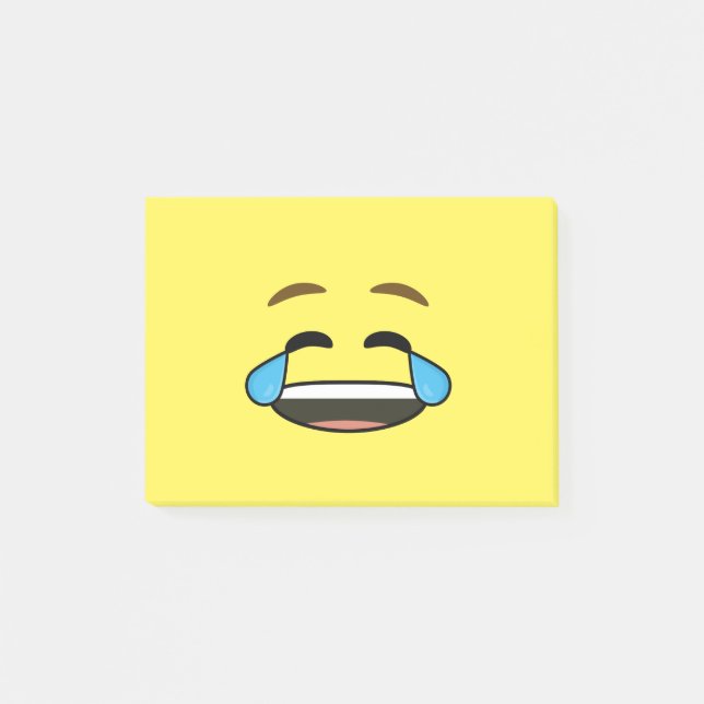 Laughing Emoji Post-it Notes (Front)